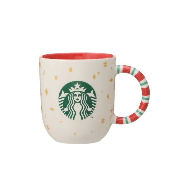 日本STARBUCKS星巴克限定圣诞系列 糖果拐杖马克杯 -355ml