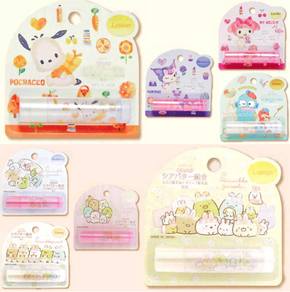 SANRIO lip stick lipstick- (my melody, kuromi, hangyodon) 