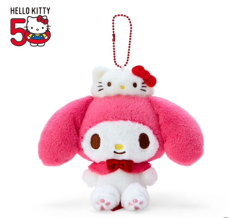Japan's SANRIO Hello Kitty 50th Anniversary Mascot Plush Pendant - Various to choose from