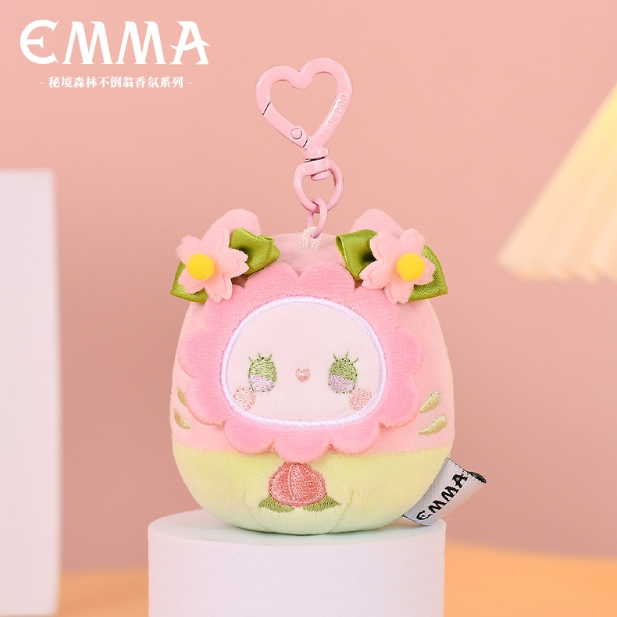 EMMA Secret Forest Tumbler Fragrance Blind Box Plush Doll Pendant Turn Good Luck Aromatherapy Ornaments New Year Gift