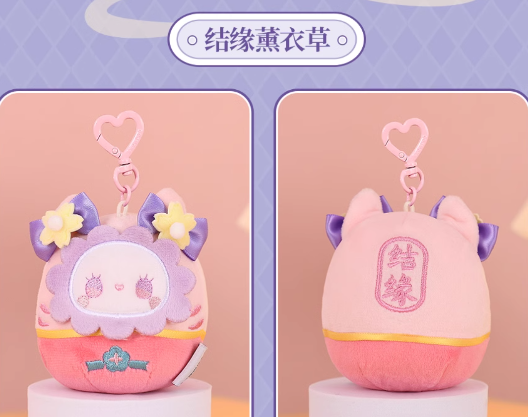 EMMA Secret Forest Tumbler Fragrance Blind Box Plush Doll Pendant Turn Good Luck Aromatherapy Ornaments New Year Gift