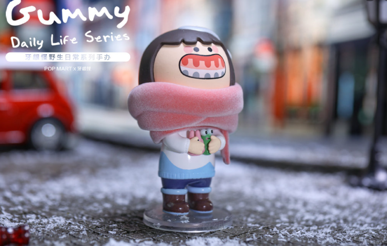 POP MART 泡泡玛特牙龈怪的野生日常-12个一整盒出/单个出