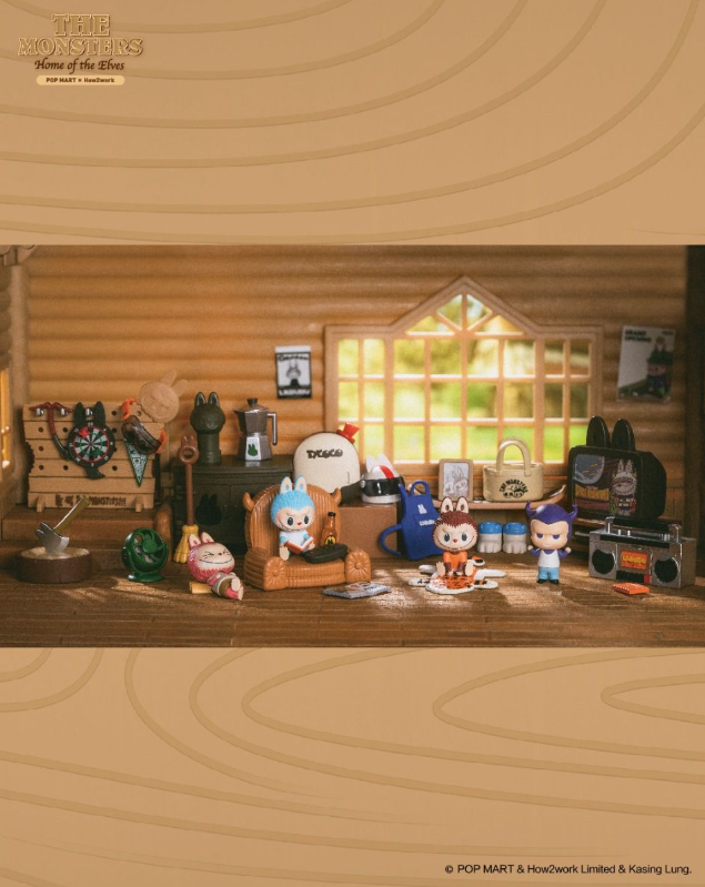 POP MARTLABUBU 精灵之家 the monsters home of the elves-9个一盒出/单个出