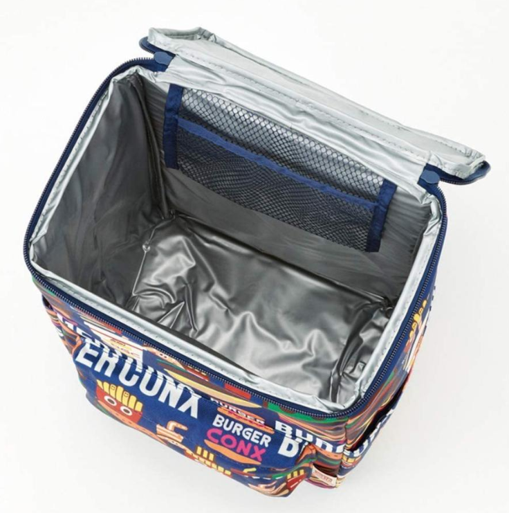 Japanese SKATER Children's Lunch Backpack Bag (Hamburger Pattern)
