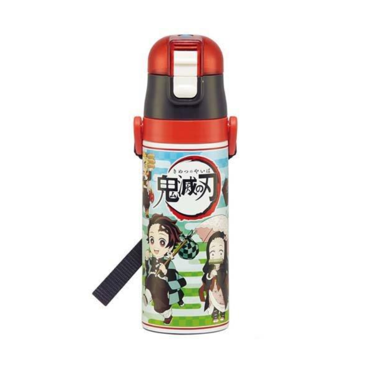 Japanese SKATER children's direct drinking stainless steel bottle stainless steel bottle SDC4 Demon Slayer-470ml