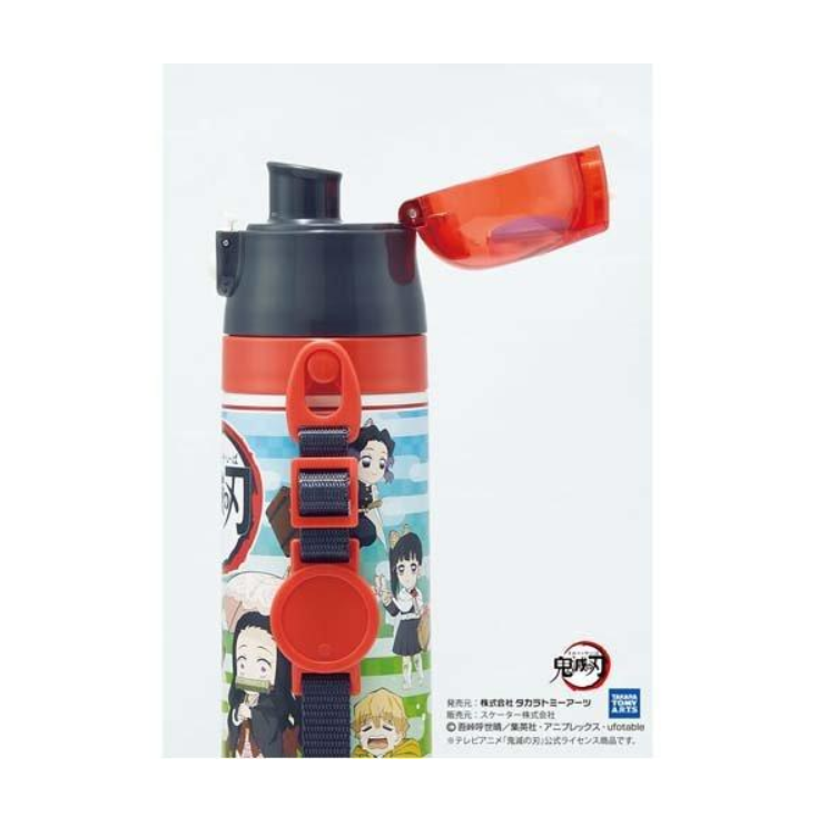 Japanese SKATER children's direct drinking stainless steel bottle stainless steel bottle SDC4 Demon Slayer-470ml