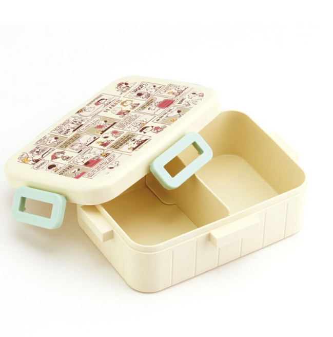 Japan SKATER Snoopy antibacterial four-piece lock lunch box (650mL) 