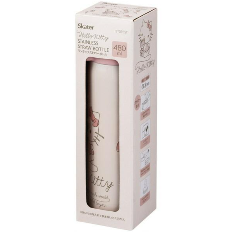 日本SKATER HelloKitty保温瓶-480ml