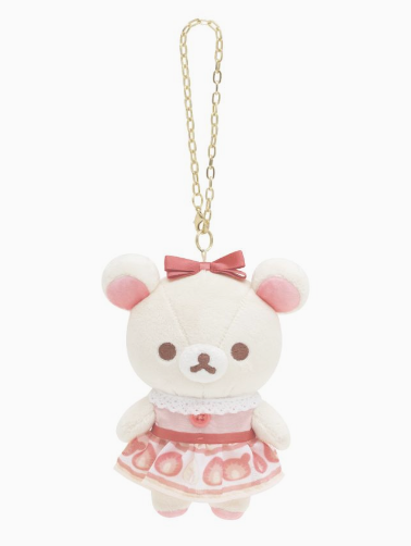 Korilakkuma Store Limited 悬挂式毛绒玩具 草莓酥饼