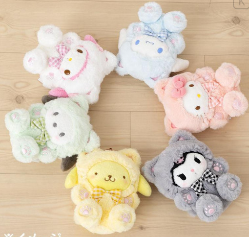 Japanese Sanrio original plush toy cat series