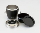 Japanese Skater Antibacterial Insulated Bowl Stainless Steel Lunch Box 800ml-Black