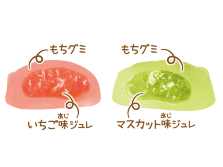 Japanese bandai Chiikawa soft candy - strawberry and musk flavor 