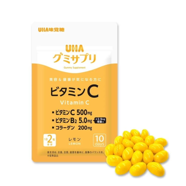 UHA Mikakuto Vitamin C Lemon Flavor - 10 Days 