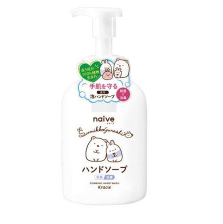日本Kracie Naive药用植物泡沫洗手液天然温和桃香【洗手杀菌消毒】500mL