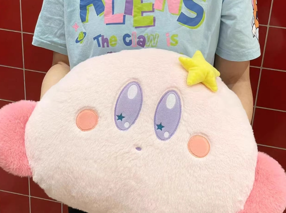 星之卡比 Kirby 毛绒抱枕靠垫-大号