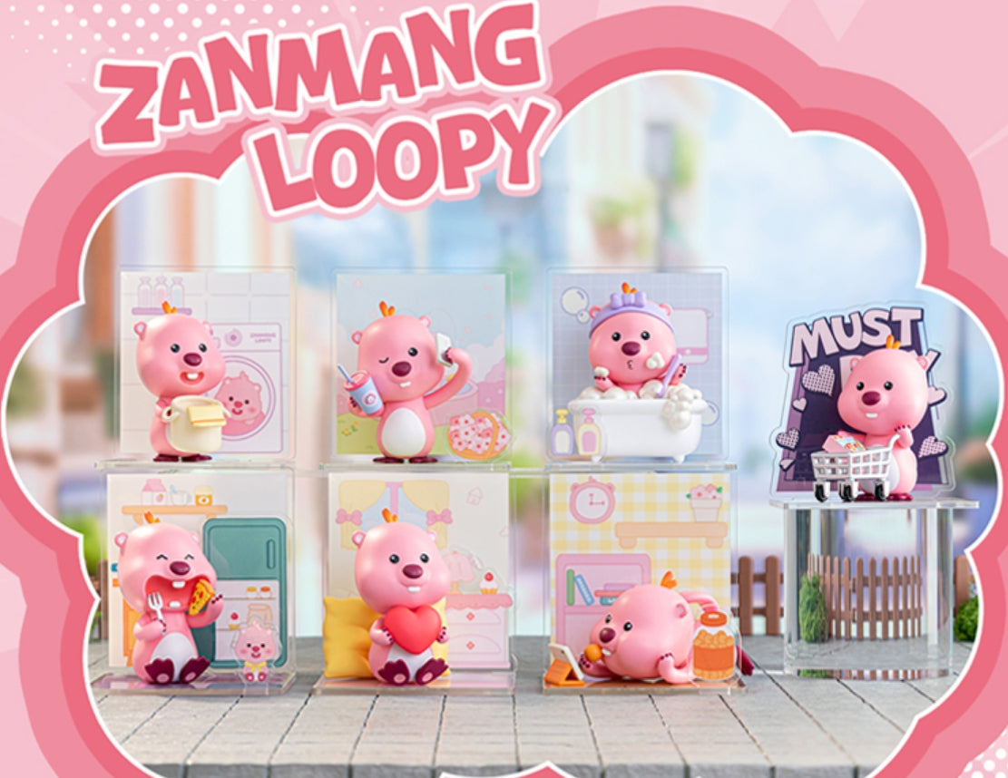 TOP TOY Blind Box Figure-Zanmang Loopy Cute Daily Series Blind Box
