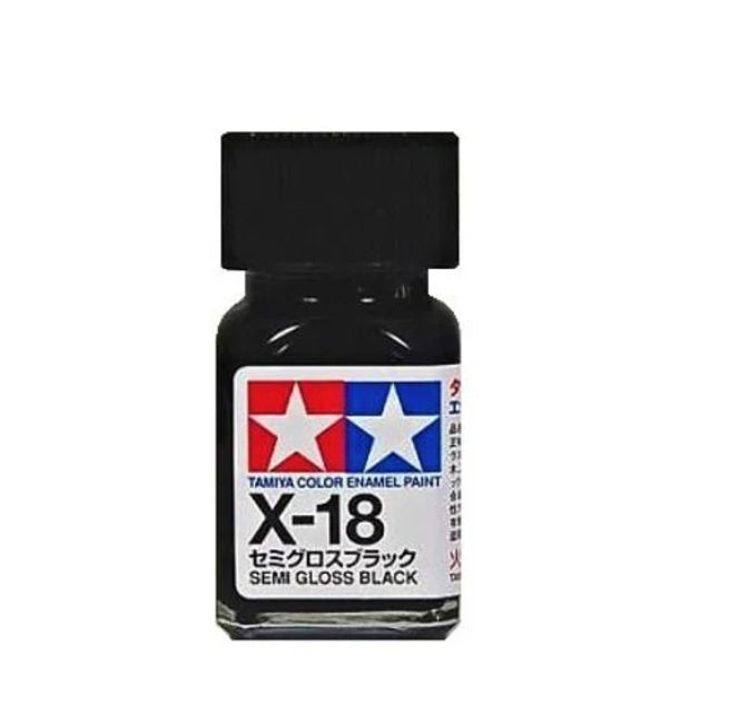 X-18 SEMI GLOSS BLACK 80018