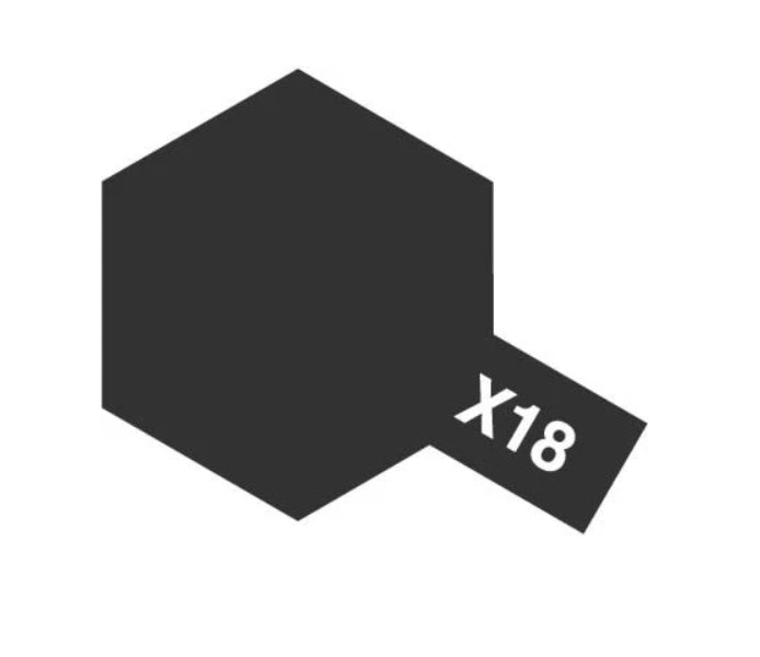 X-18 SEMI GLOSS BLACK 80018