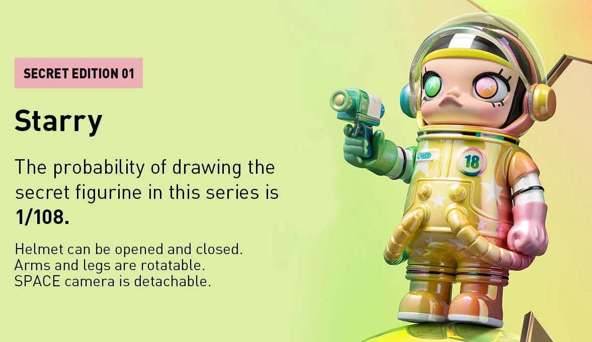 Popmart Molly Space 100% Third Generation Blind Box