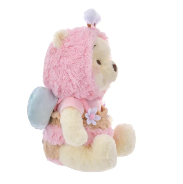 Disney Japan Winnie the Pooh Plush Toy (M) Pink HONEY DAY (Limited)