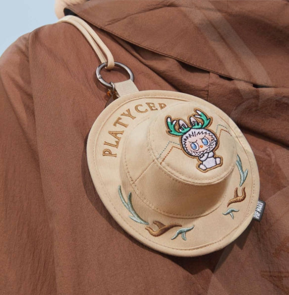 Pop mart LABUBU Spring Wild at Home Fisherman Hat Small Bag Blind Box