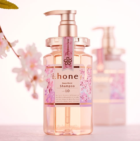 Japan &amp;honey Antihanako Watery Rich Nourishing Shampoo (Sakura Edition) - 440ml