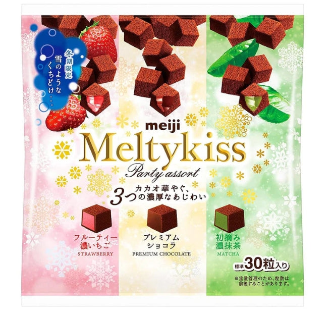 日本明治 Meltykiss 派对什锦巧克力-30粒