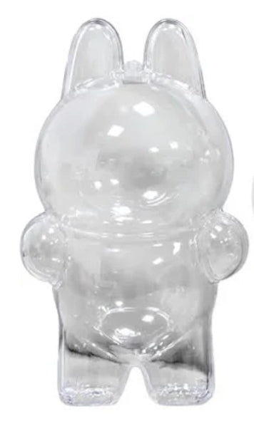 labubu standing transparent shell