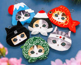 Japanese mofusand Trading face coin purse blind box pendant (Japanese style meow) (all 6 types)