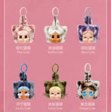 POP MART CRYBABY豹豹猫猫系列搪胶毛绒盲盒挂件