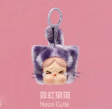 POP MART CRYBABY豹豹猫猫系列搪胶毛绒盲盒挂件