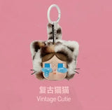 POP MART CRYBABY豹豹猫猫系列搪胶毛绒盲盒挂件