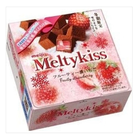 MEIJI MELTY KISS STRAWBERRY