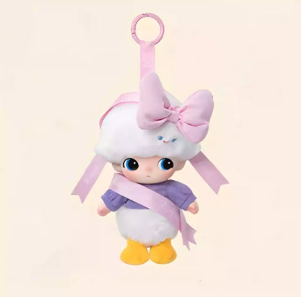 Pop Mart POP MART DIMOO WORLD × DISNEY series-vinyl plush keychain blind box\open box
