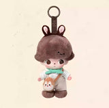 Pop Mart POP MART DIMOO WORLD × DISNEY series-vinyl plush keychain blind box\open box