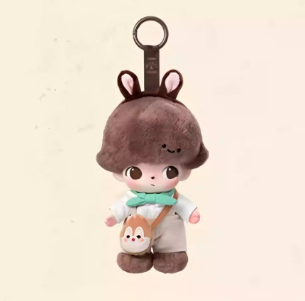 Pop Mart POP MART DIMOO WORLD × DISNEY series-vinyl plush keychain blind box\open box