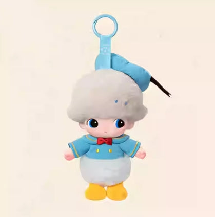 Pop Mart POP MART DIMOO WORLD × DISNEY series-vinyl plush keychain blind box\open box