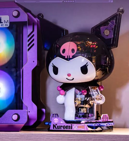 Top TOYSanrio authorized Kulomi building blocks semi-mechanical model