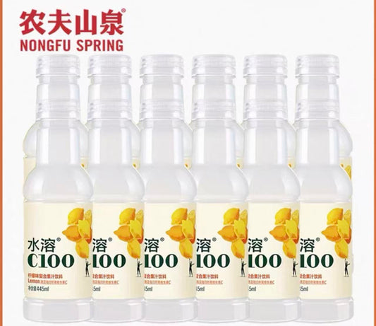 农夫水溶c100柠檬