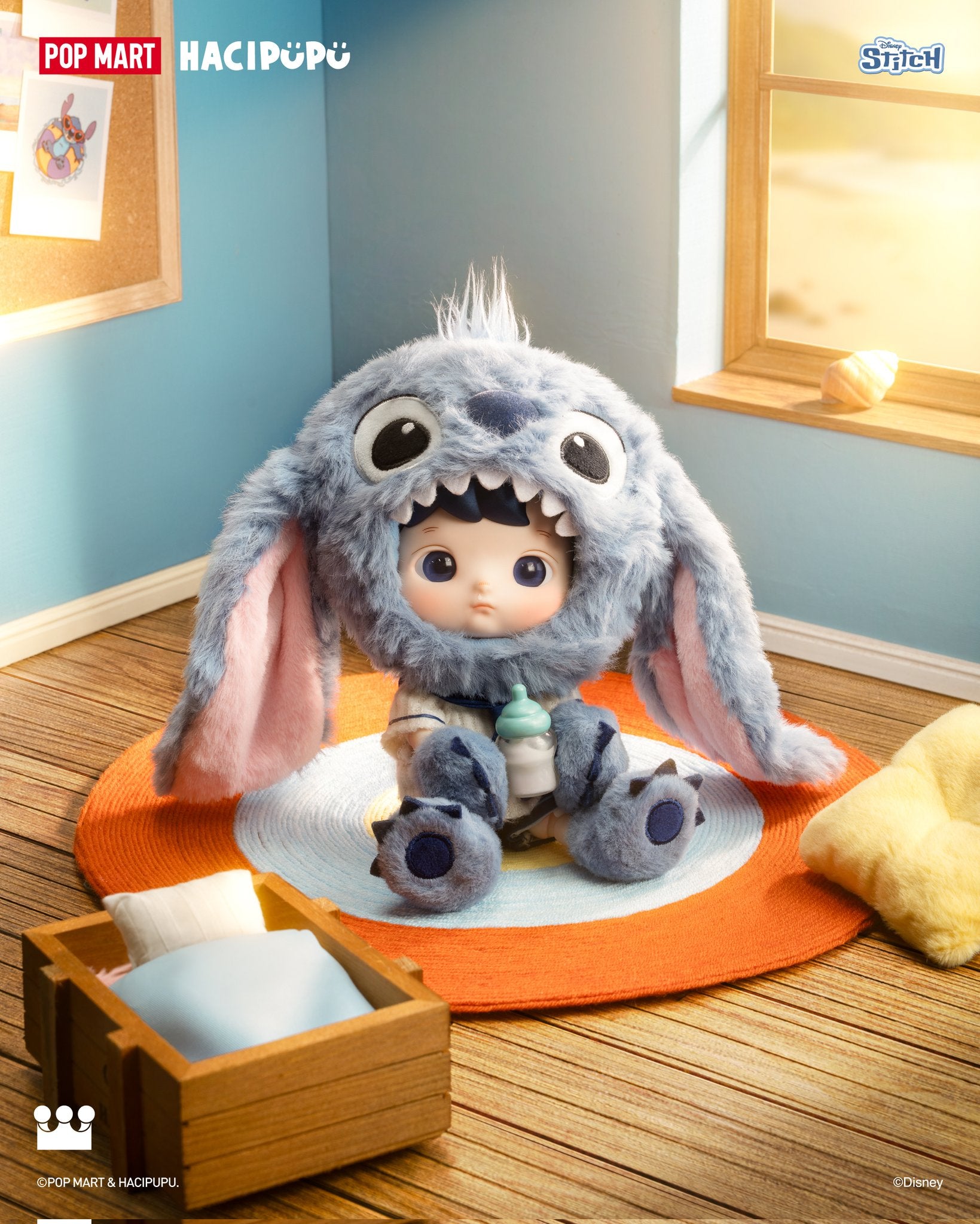 POP MART hacipupu-Stitch action figure
