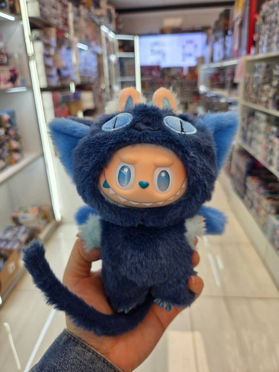labubu蓝色猫猫娃衣