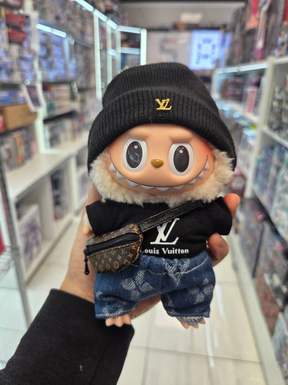 labubu LV baby clothes four-piece set