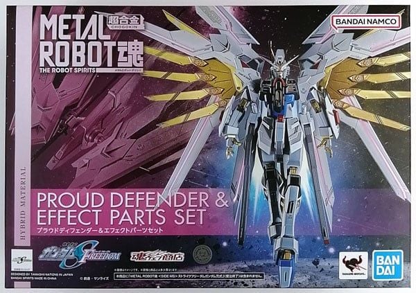 BANDAI Tamashii PROUD DEFENDER &amp; EFFECT PARTS SET "GUNDAM SEED FREEDOM", TAMASHII NATIONS METAL ROBOT SPIRITS