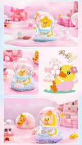 B.Duck little yellow duck starry sky crystal wind lamp blind box figure