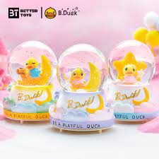 B.Duck little yellow duck starry sky crystal wind lamp blind box figure