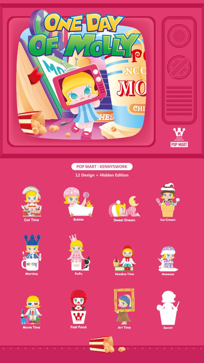 POP MART x MOLLY Molly's Day Series Blind Box Figures – Sapere