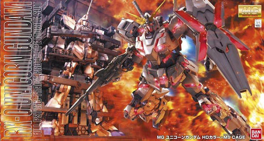 MG -BANDAI - RX-0 Unicorn Gundam full psycho - frame prototype mobile suit