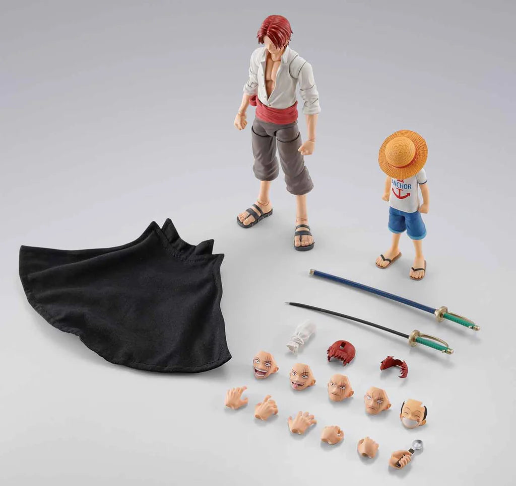 Bandai - SH Figuarts - One Piece - Shanks &amp; Monkey D. Luffy -Childhood