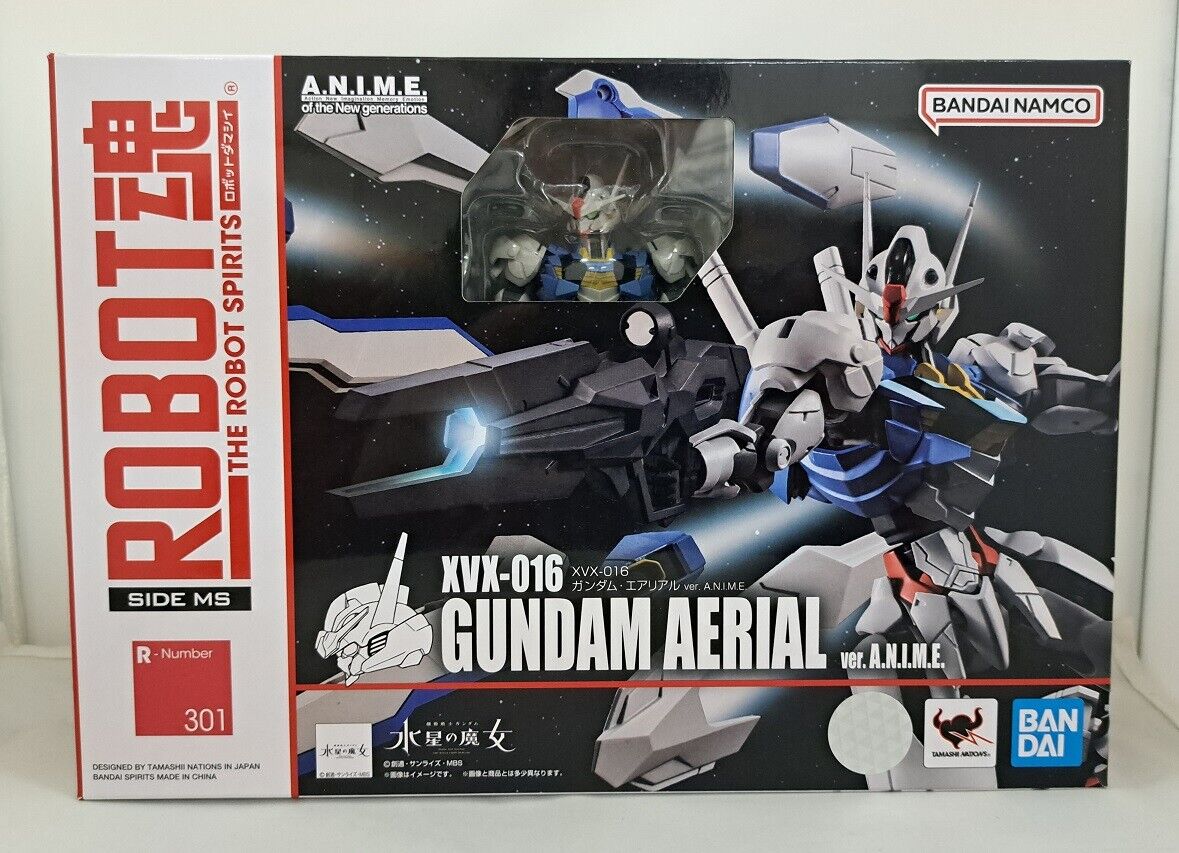 Bandai Spirits Robot Spirits Figurine ＜Side MS＞Gundam Aerial Ver.A.N.I.M.E. "Mobile Suit Gundam: The Witch From Mercury"