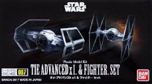 VEHICLE MODEL 007 TIE ADVANCED x 1 & FIGHTER SET